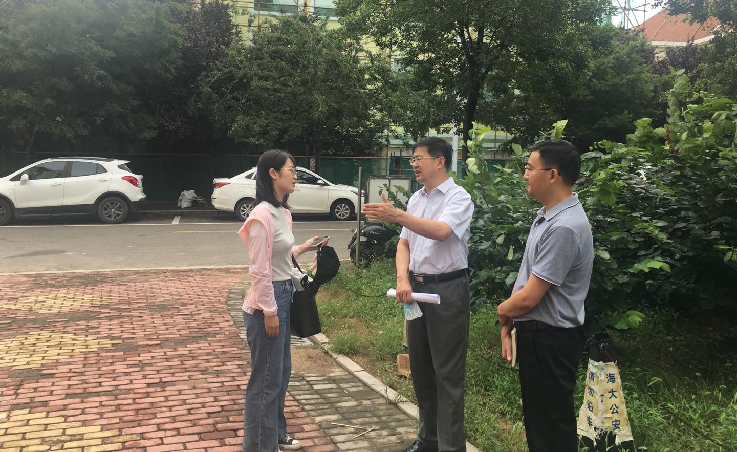 学校党委副书记,纪委书记杨茂椿督导检查 夏秋季学期开学及疫情防控